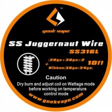 GeekVape SS Juggernaut Tape Wire 10ft