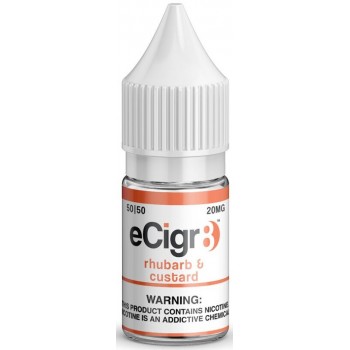 eCigr8 Rhubarb and Custard Pink Lemonade Nic Salt 10ml 20mg E Liquid