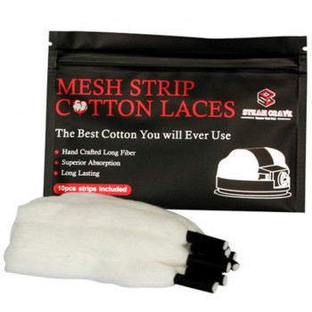 Steam Crave Mesh Strip Cotton Laces 10pcs For Aromamizer Plus V2 RDTA