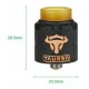 Tauren Max RDA With BF Pin 25mm by ThunderHead Creations THC