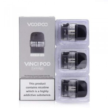 VooPoo Vinci Pod 0.8 Ohm Replacement Cartridge 3Pcs Pack
