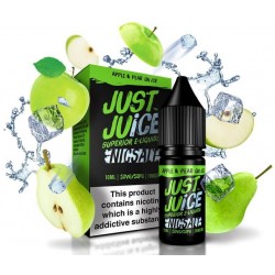Apple & Pear on Ice Nic Salt E Liquid by Just Juice
