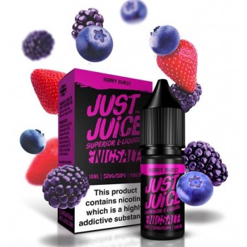 Berry Burst Nic Salt E Liquid by Just Juice