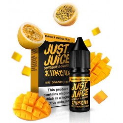 Mango & Passion Fruit Nic Salt E Liquid by Just Juice