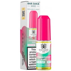 Bar Juice 5000 Strawberry Kiwi 10ml Bottle – Nic Salt E-Liquid