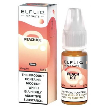 Peach Ice Nic Salt E-Liquid by Elfliq...