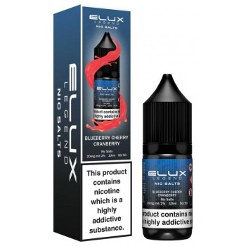 Blueberry Cherry Cranberry Nic Salt E-Liquid 10ml by Elux