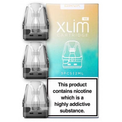 OXVA Xlim Pro V2 Replacement Cartridge 2ml – 3-pack side-fill pods with box