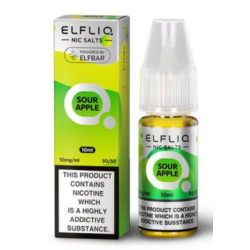 Apple Sour Nic Salt E-Liquid by Elfliq / Elf Bar Ireland