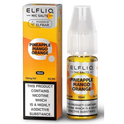 Pineapple Mango Orange 10ml Nic Salt E-Liquid by Elfliq / Elf Bar 10 & 20mg