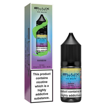 Elux Legend Rainbow Nic Salt 10ml bottle and packaging