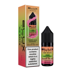 Elux Legend Cherry Sour Raspberry Nic Salt 10ml bottle with box