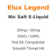 Elux Legend Nic Salt – Vanilla Tobacco 10ml e-liquid Ireland