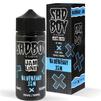 Sadboy Blueberry Jam Cookie 100ml Shortfill E-Liquid – bottle with box
