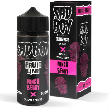 Sadboy Fruit Line Punch Berry 100ml Shortfill E-Liquid bottle with box – fruity berry flavour