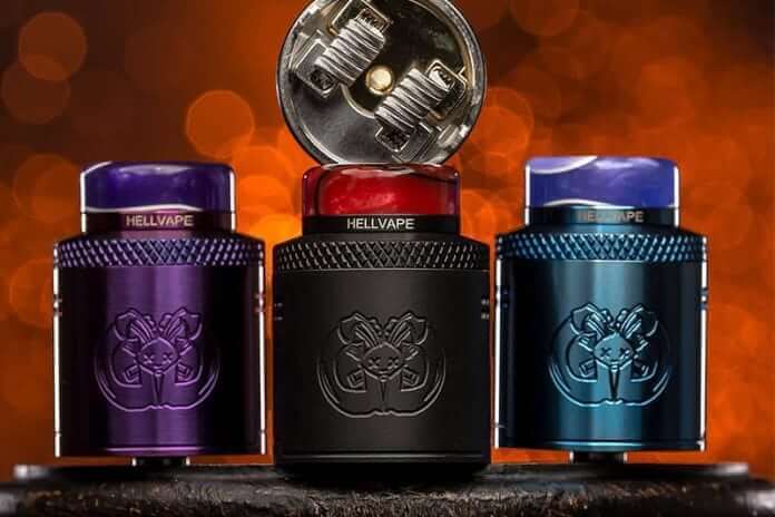 Squonk DROP DEAD RDA Atomizer by Hellvape 24mm