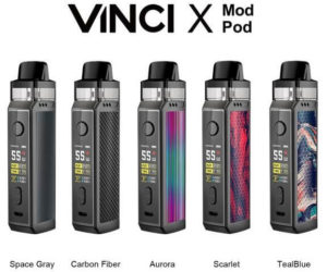 VOOPOO VINCI X Mod Pod Kit 70W Single 18650 Battery with PnP Coils – the best e cigarette starter kit!